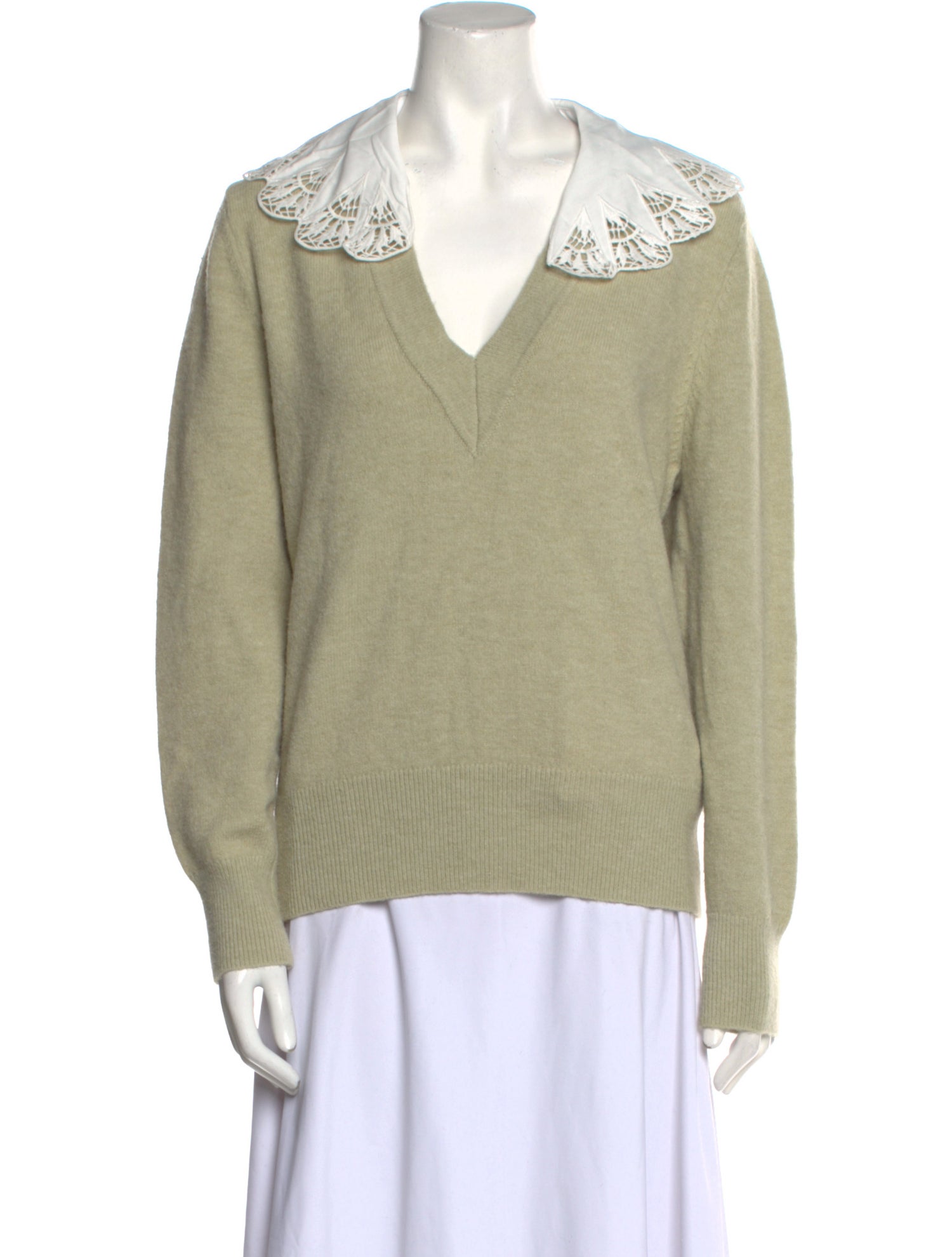 Sandro Wool V-Neck Sweater